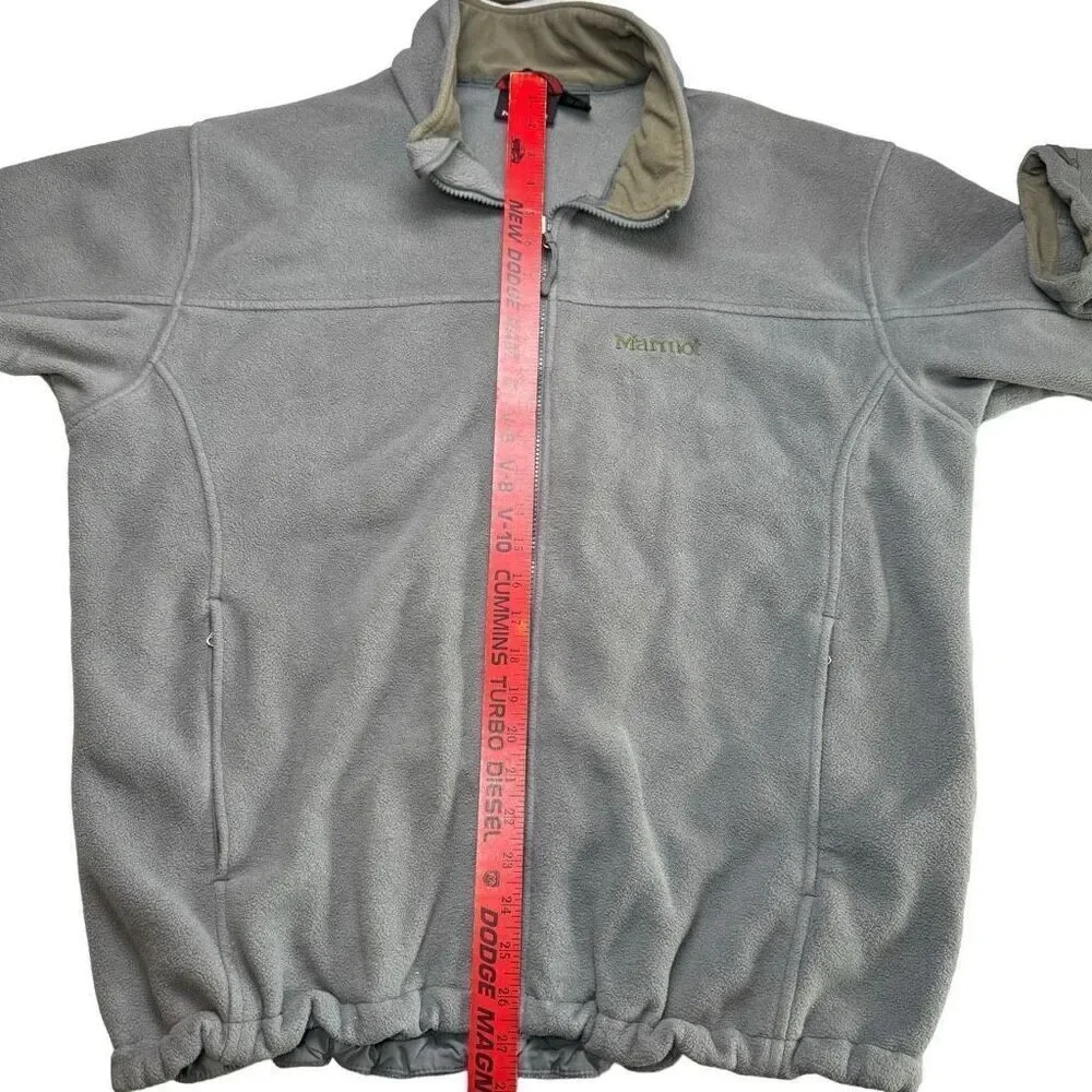 Marmot Men’s Fleece Full Zip Jacket‎ Grey Size XL